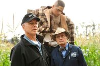 Navy CIS – Zwei kleine Jungen finden in einem Maisfeld die Leiche eines Marine Corporals. Gibbs (Mark Harmon, l.) und Ducky (David McCallum, r.) beginnen mit den Ermittlungen ...