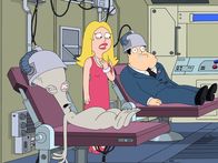 American Dad! – L-R: Roger, Francine, Stan