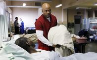 Navy CIS: L.A. – Lockup -- Sam Hanna (LL COOL J) goes undercover as a prisoner to track down a terrorist group responsible for several bombings around the world, on NCIS: LOS ANGELES, Tuesday, Feb. 1 (9:00-10:00 PM, ET/PT) on the CBS Television Network. Peter Cambor returns as Operational Psychologist Nate Getz. Photo: Sonja Flemming/CBS &copy;2010 CBS Broadcasting Inc. All Rights Reserved.
