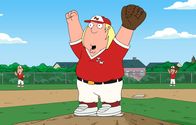 Family Guy – Das jahrelange Armtraining durchs Onanieren zahlt sich für Chris beim Baseball aus: Er wird zum gefeierten Pitcher des Teams.