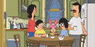 Bob's Burgers – L-R: Linda, Gene, Louise, Tina und Bob