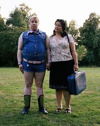 Little Britain – Daffyd (r.) - The only gay in the village and Myfanwy.
