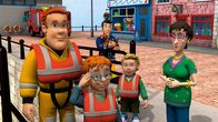 Feuerwehrmann Sam – Gott sei Dank, Norman und James sind gerettet.