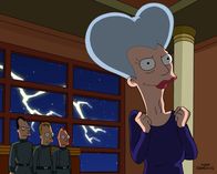 Futurama – Wie so oft verfolgt Mom (r.) einen äußerst hinterhältigen Plan ...