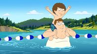 American Dad! – Snot (oben); Al Tuttle (unten)