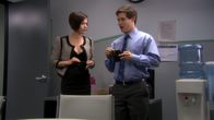 Workaholics – L-R: Alice Murphy (Maribeth Monroe), Adam DeMamp (Adam Devine)