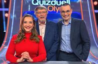 Quizduell - Olymp – Quizduell-Olymp: Marie-Louise Finck (l.), Prof. Eckhard Freise (M.) und Thorsten Zirkel (r.).