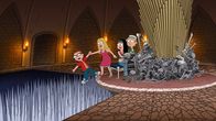 American Dad! – L-R: Steve, Francine, Hayley, Jeff