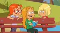 Power Sisters – Marine zeigt Nat und Lulu ihr neues Tagebuch.
