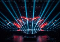 Eurovision Song Contest 2026 – Mikrofon auf einer Musikwettbewerbsbühne mit Lichtshow