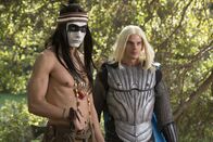 The Hungover Games – (v.li.) Jeff Torres (Tónto), Mark Harley (Thor).