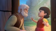 Heidi – Großvater erlaubt Heidi, im Winter die Schule zu besuchen.