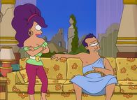 Futurama – Leela (l.); Alcazar (r.)