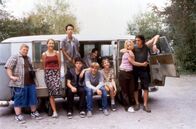 Crazy – An seiner neuen Schule findet Benjamin (Robert Stadlober, in der Mitte sitzend) Freunde, mit denen er über Gott und die Welt reden kann.