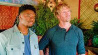 Navy CIS: L.A. – (v.li.): Caleb Castille (Special Agent Devin Roundtree), Eric Christian Olsen (Investigator Martin ‚Marty‘ Deeks).
