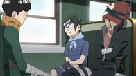 Boruto – L-R: Metal Lee, Denki und Iwabee