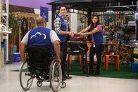 Superstore – SUPERSTORE -- "Secret Shopper" Episode 105 -- Pictured: (l-r) Ben Feldman as Jonah, America Ferrera as Amy -- (Photo by: Jordin Althaus/NBC)