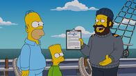 Die Simpsons – Während Homer (l.) und Bart (M.) sich mit dem Therapeuten (r.) herumärgern, hat Marge Probleme mit dem Footballspiel ihres Mannes ...
