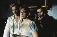 Gothic – (v.l.n.r.) Shelley (Julian Sands); Mary (Natasha Richardson); Dr. Polidori (Timothy Spall)