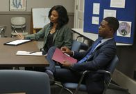 Shots Fired – Ashe Akino (Sanaa Lathan, l.); Preston Terry (Stephan James, r.)