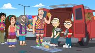American Dad! – Bill Walton (m.), Jeff (2.v.r.), Steve (r.)