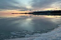 Strände Europas – Wintersonne an der Kurischen Nehrung: Auf dem Haff bildet sich Eis.