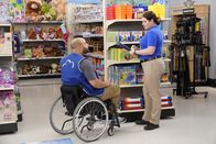 Superstore – (l-r) Colton Dunn as Garrett, Lauren Ash as Dina