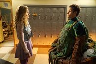 The Goldbergs – AJ Michalka (Lainey Lewis), Troy Gentile (Barry Goldberg).