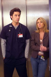 Scrubs - Die Anfänger – Zach Braff (John 'J.D.' Dorian), Tara Reid (Danni Sullivan).