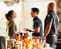 Station 19 – Barrett Doss (Victoria Hughes), Jay Hayden (Travis Montgomery), Boris Kodjoe (Robert Sullivan).