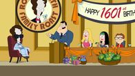 American Dad! – L-R: Roger, Stan, Francine, Hayley, Steve