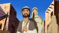 Chi Rho - Das Geheimnis – Maria und Josef kommen nach Bethlehem.