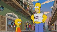 Die Simpsons – Lisa (l.); Homer (r.)