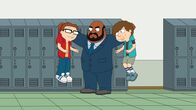 American Dad! – L-R: Steve Smith, Principal Lewis, Snot