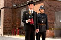 Murdoch Mysteries – Detektiv Murdoch (Yannick Bisson, l.) und Crabtree (Jonny Harris, r.).