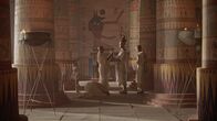 Terra X: Eine kurze Geschichte über... – Der Pharao war absoluter Herrscher und Stellvertreter des höchsten Gottes auf Erden. Wenn man sich ihm näherte, dann nur beim Küssen der Erde.