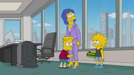 Die Simpsons – (v.l.n.r.) Bart; Marge; Lisa