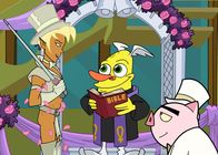 Drawn Together – L-R: Xandir P. Wifflebottom, Wooldoor Jebediah Sockbat, Spanky Ham