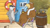Unser Sandmännchen – Dr. Brumm und Pottwal machen eine Trinkpause und ernennen Dachs zum Schiedsrichter.
