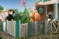 Rudis Rasselbande – Rabe Rudi (Lennart Morgenstern), Ella (Anna Menzel) und Grete (Viviane Podlich) machen sich Sorgen um Buffo. Der ist beim Versteckspiel verlorengegangen.