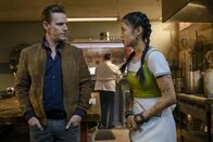 Nancy Drew – Nancy Drew -- "The Phantom of The Bonny Scot" -- Image Number: NCD111b_0393b.jpg -- Pictured (L-R): Riley Smith as Ryan Hudson and Leah Lewis as George -- Photo: Bettina Strauss/The CW --