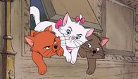 Aristocats – L-R: Toulouse, Marie, Berlioz