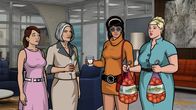 Archer – (v.l.n.r.) Cheryl Tunt; Malory Archer; Lana Kane; Pam Poovey