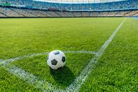 Fußball: Conference League – Stockfotografie Fußball auf Rasen