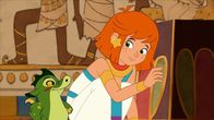 Hexe Lilli – Lilli und Hektor verstecken sich in Tuts Raum.