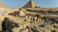 Wunderwerke der Weltgeschichte – Der Sphinx auf dem Gizeh-Plateau: ein riesiges Monument aus Stein.