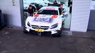 DTM - Ein Rennzirkus zieht um – Die Tourenwagen von Mercedes-AMG werden von der Firmenzentrale in Affalterbach zum DTM-Auftaktrennen an den Hockenheimring transportiert.