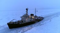 Genial konstruiert – Der finnische Eisbrecher "Sampo" ist seit 1960 in der nördlichen Ostsee im Einsatz.