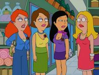 American Dad! – L-R: Casey, Christie White, Katie, Francine