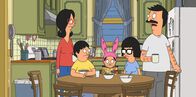 Bob's Burgers – L-R: Linda, Gene, Louise, Tina und Bob